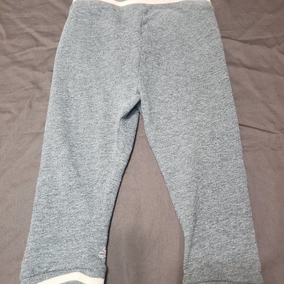 Guess Sweatpants Grey Pink Accents Embroidered Logo Elastic Waist 24 Month Size - Picture 2 of 7